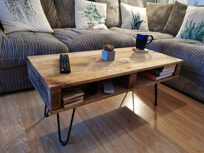 Wood Surface Industrial Legs