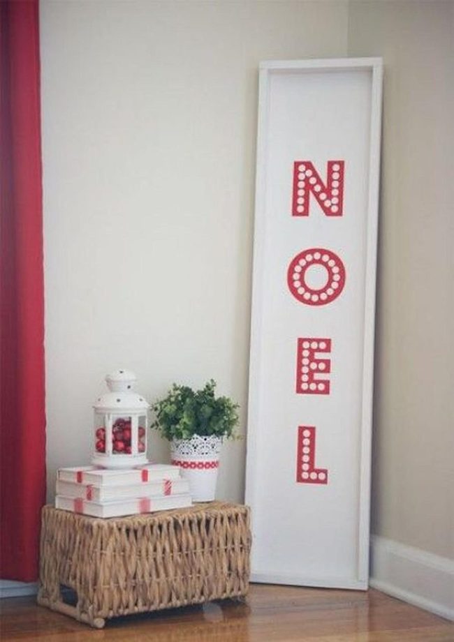 Red And White Christmas Corner