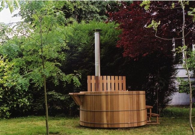 Hot Tub Garden Oasis