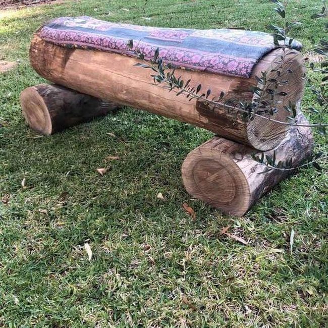Natural Wood Garden Seating