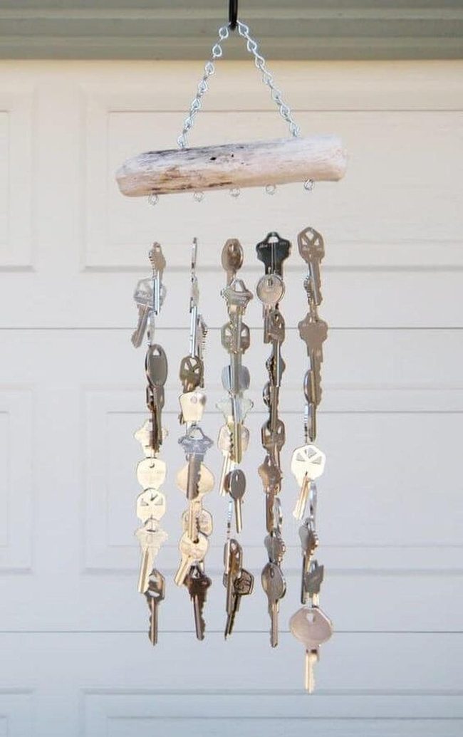 Antique Keys Wind Chimes