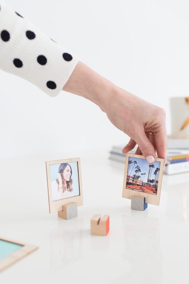 Wooden Frames With Scattered Memories