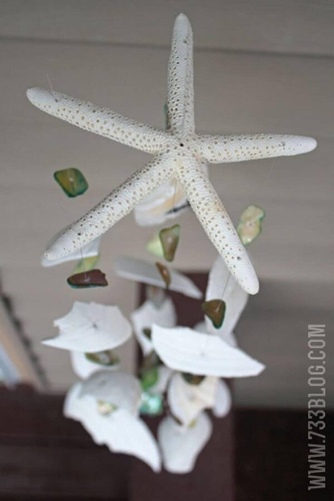 Seashell Star Wind Chime