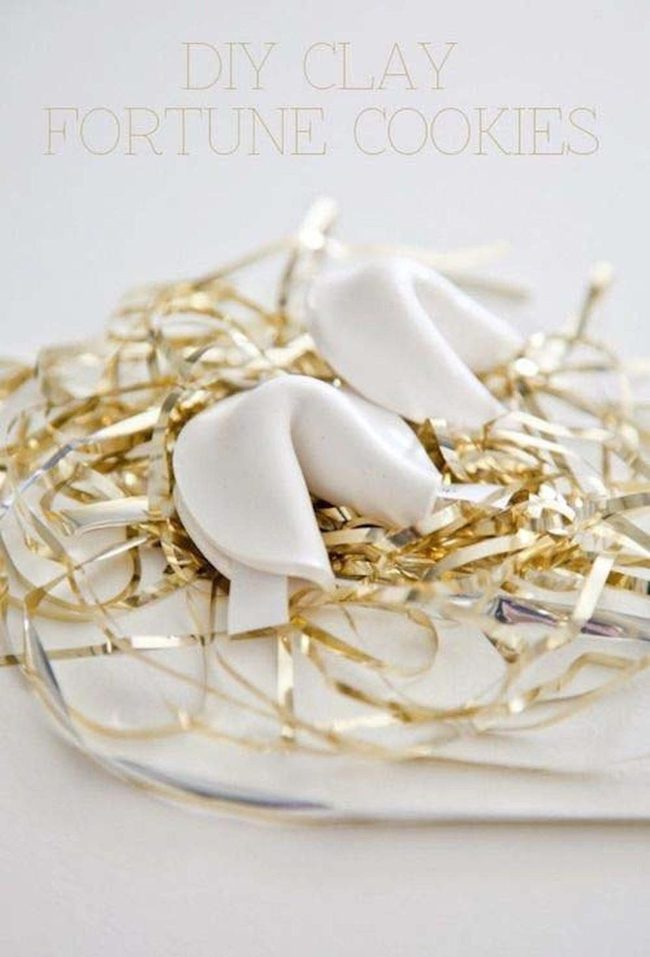 Personalized Clay Fortune Cookies