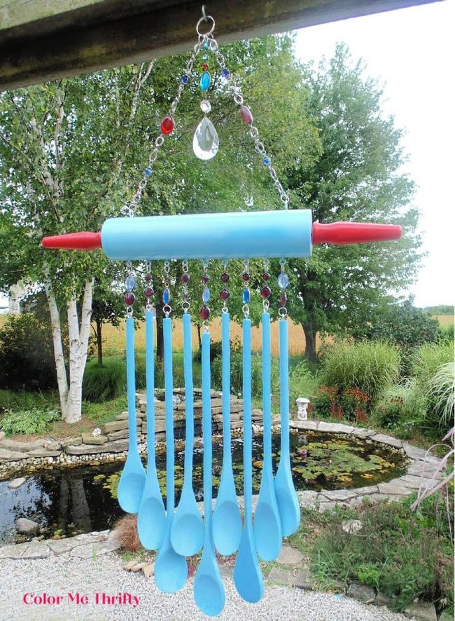Colorful Spoons Tinkling Wind Chime