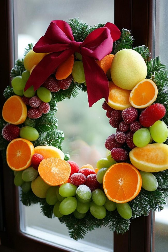 Fresh Fruit Edible Wreath