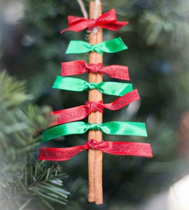 Cinnamon Stick Trees Sparkle