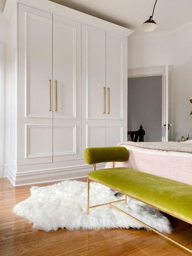Green Bench Breaks White Simplicity