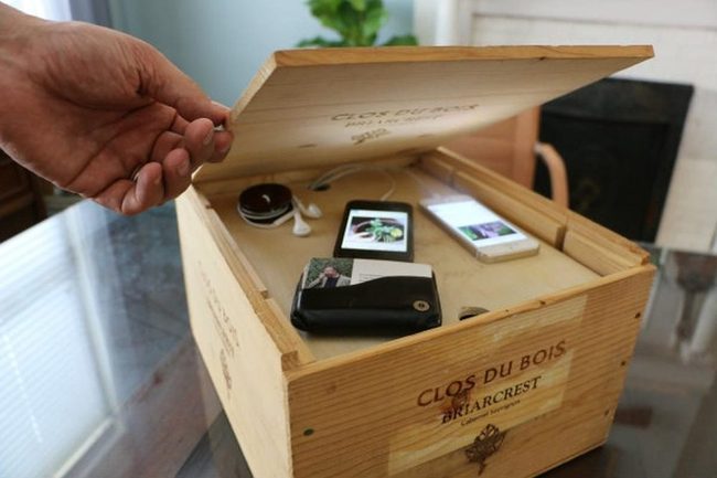 Natural Wood Storage With Black Essentials
