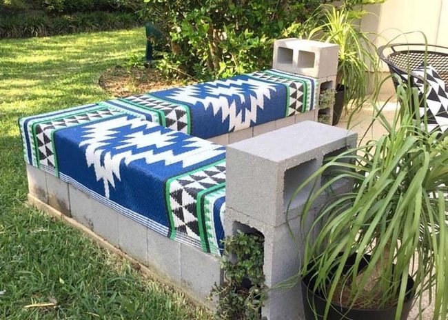 Stacked Blocks Outdoor Seating