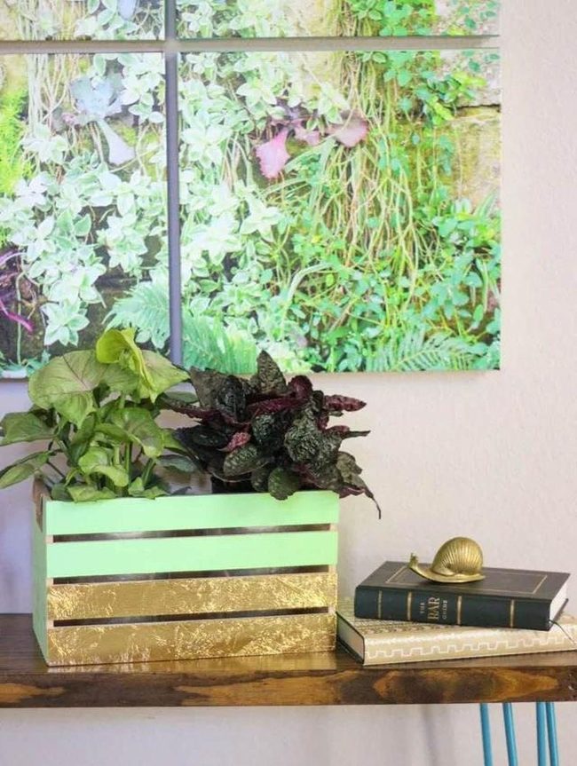 Gold Leaf Storage Crate
