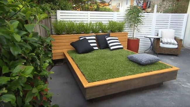 Garden Lounge Bed Outdoors
