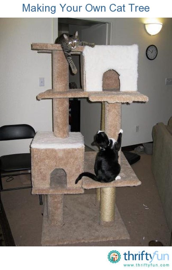 Vertical Cat Playground Black Structure