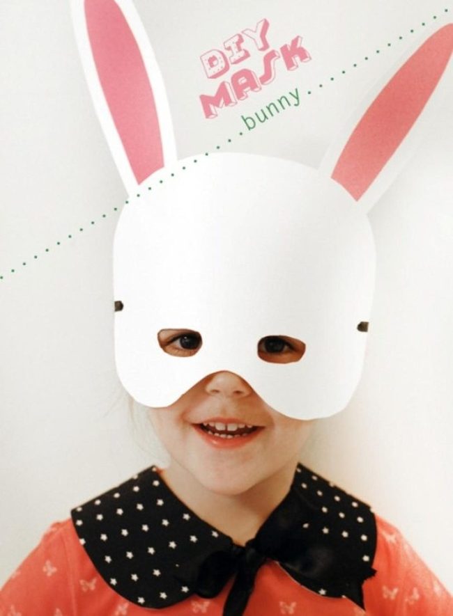 Pink Bunny Masks With Butterfly Dresses