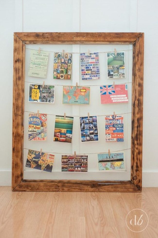 Wooden Frames Hold Colorful Memories