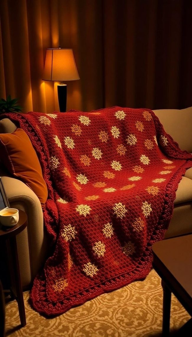 Handmade Crochet Blanket With Initials