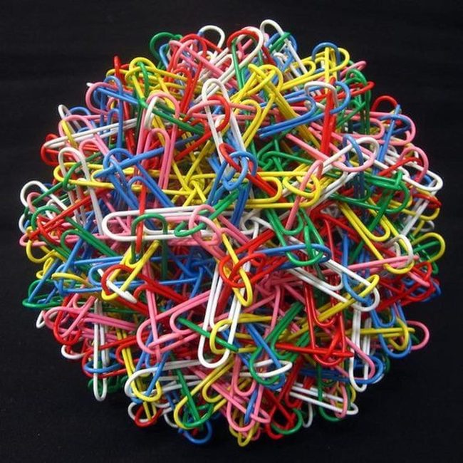 Paperclip Rainbow Sphere