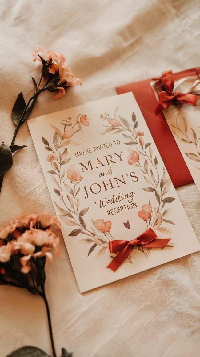 Soft Watercolor Peonies Wedding