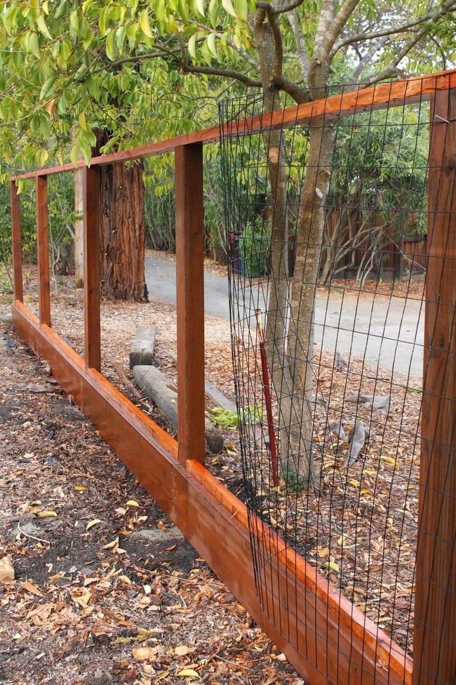 Wood And Wire Boundary System