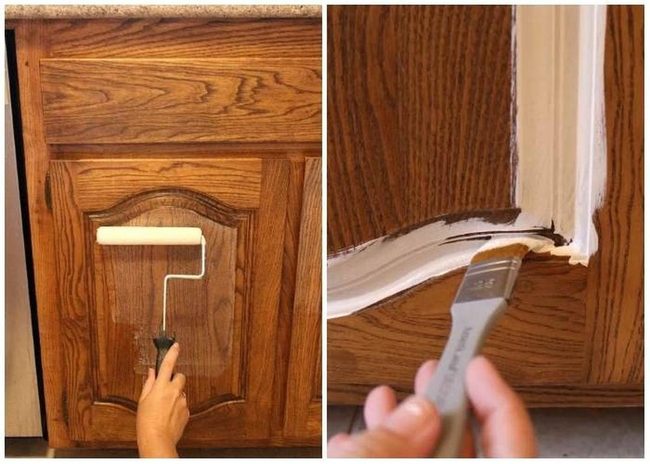 Kitchen Cabinets Paint Refresh