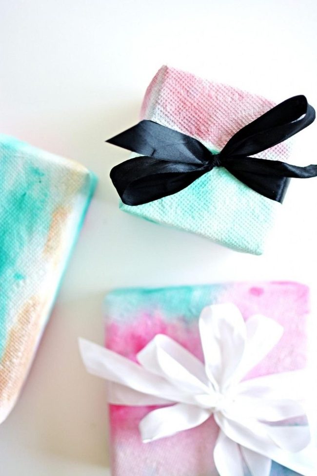 Hand-Painted Gift Wrap Brilliance