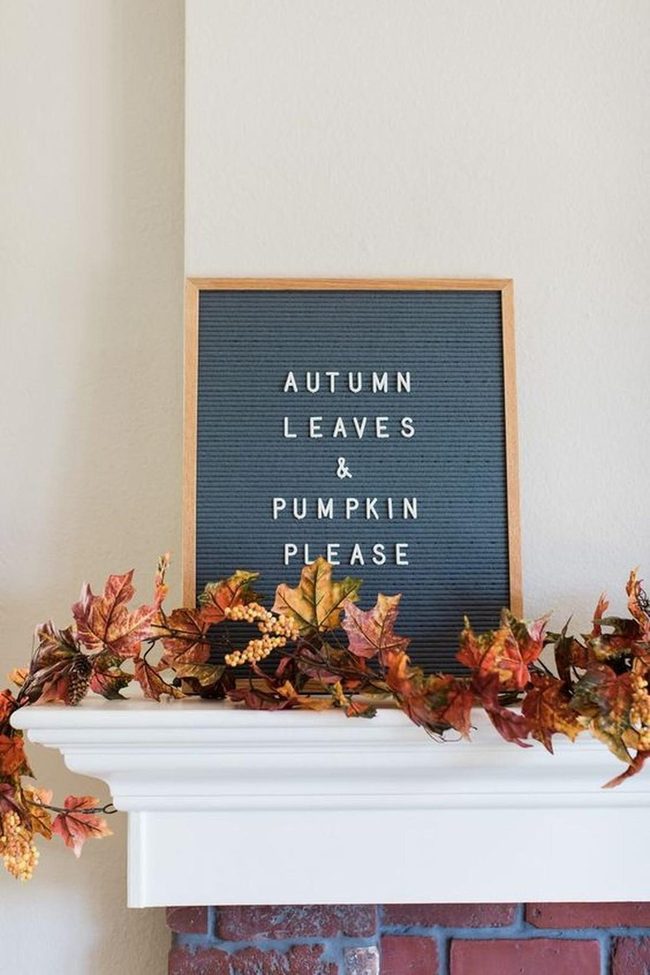 Orange Berries Frame Dark Message Board