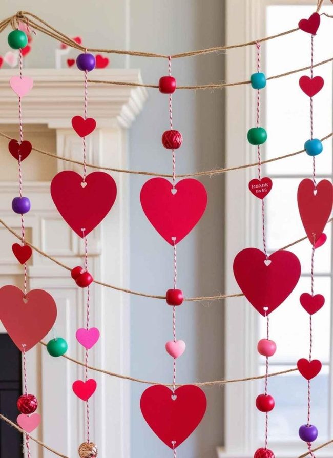 Heart Shaped Beads Garland