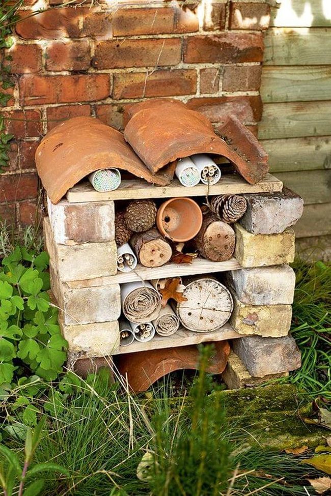 Natural Layered Insect Hotel