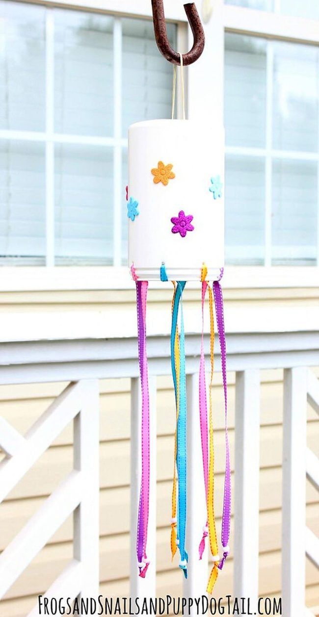 Ribbons And Flowers Windsock