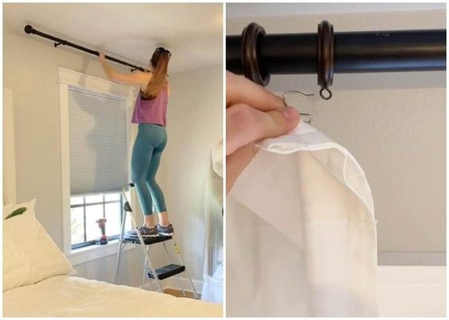 Textured Layered Curtains Transform Rooms