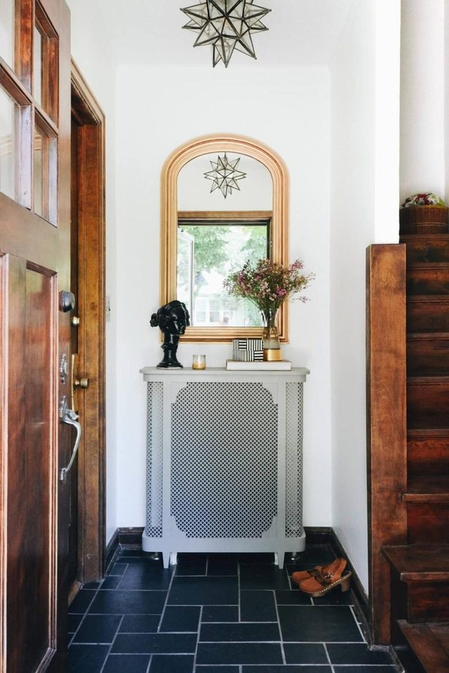 Patterned Radiator Cover Paint Transformation