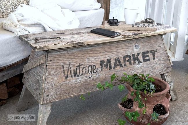 Weathered Wood With Terra Cotta Accents
