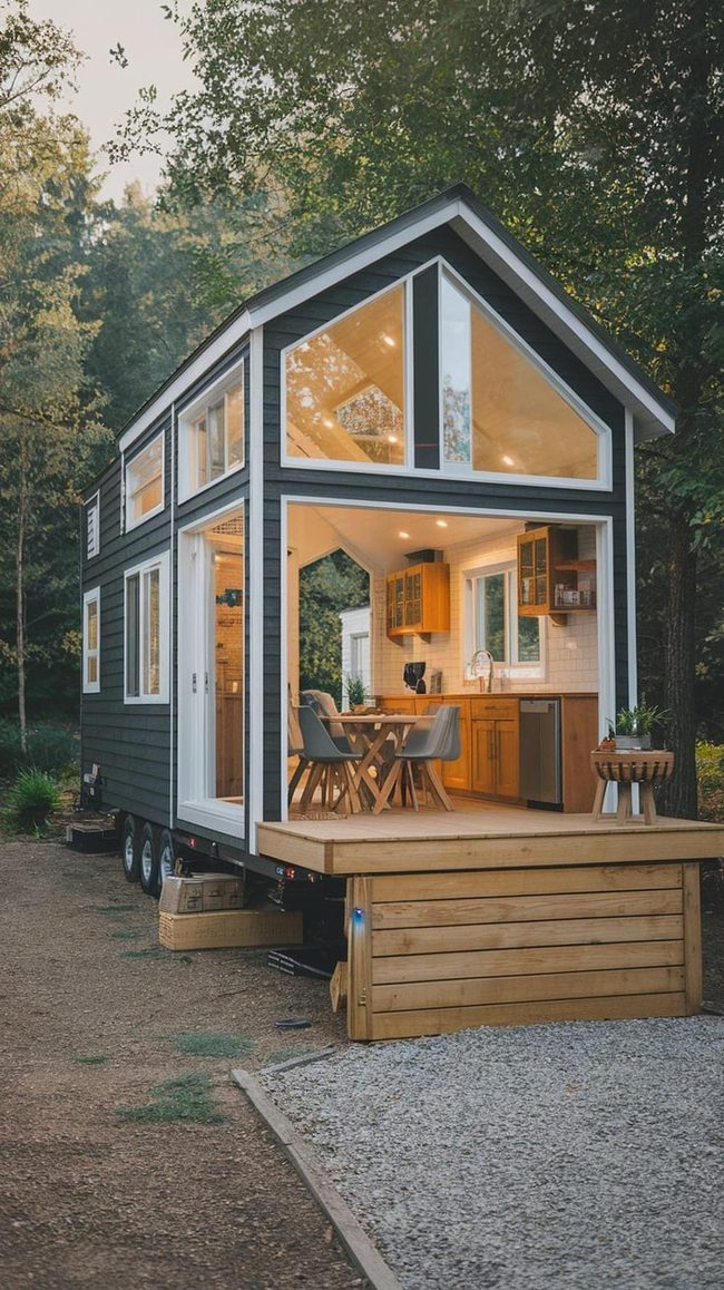 Weathered Timber Porch Seating
