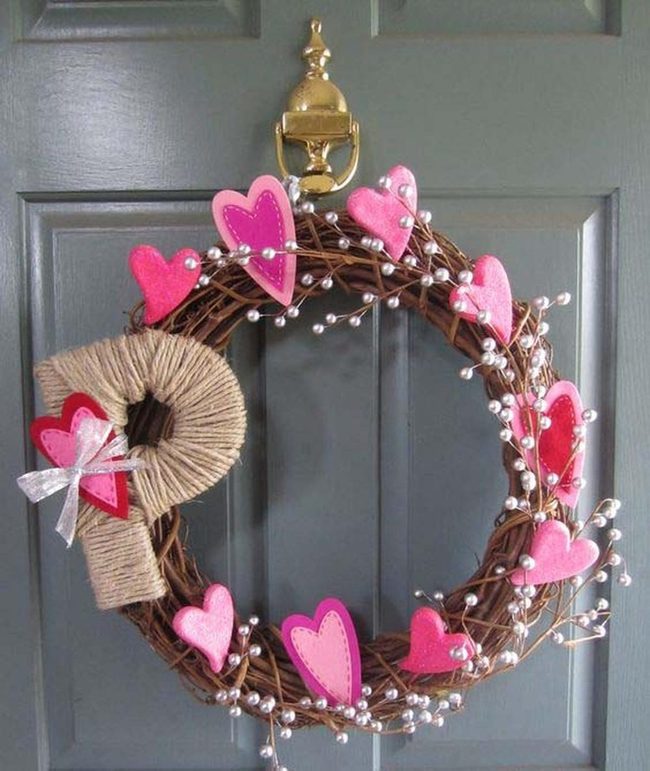 Pearls And Grapevine Wreath