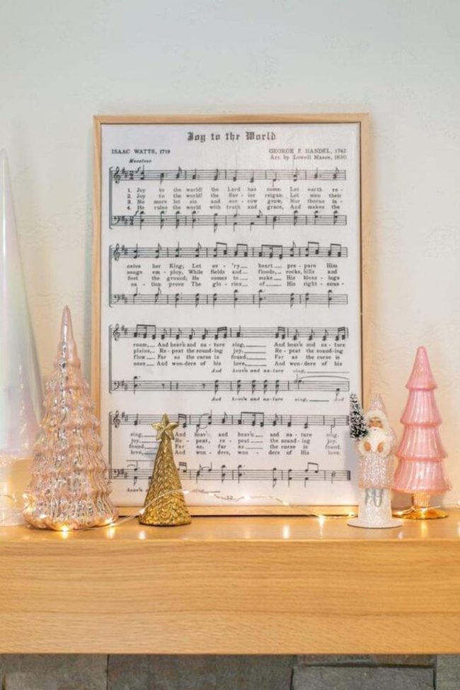 Oversized Sheet Music Canvas Art