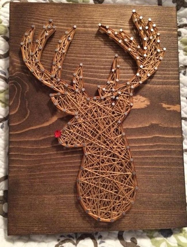 Silver Nails, Brown Threads Deer