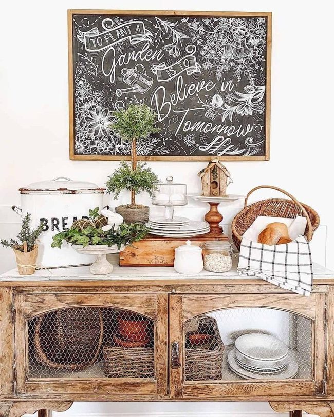 Black Chalkboard White Wall Contrast
