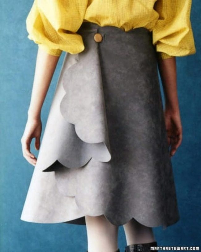 No-Sew Fabric Skirt