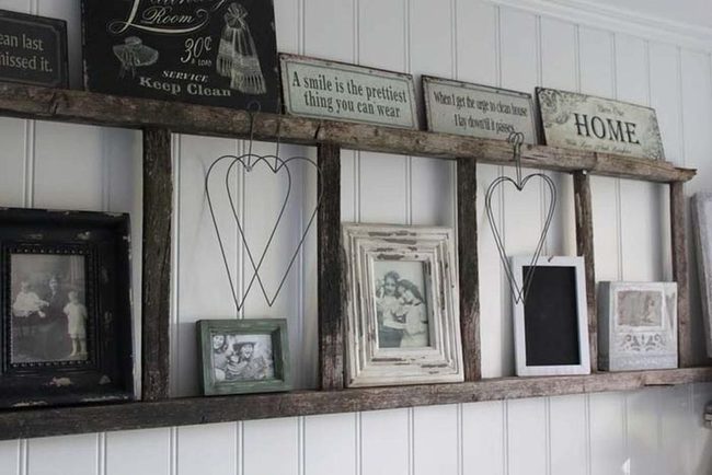Horizontal Ladder Wall Storage