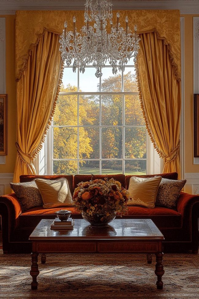 Golden Velvet Autumn Dining