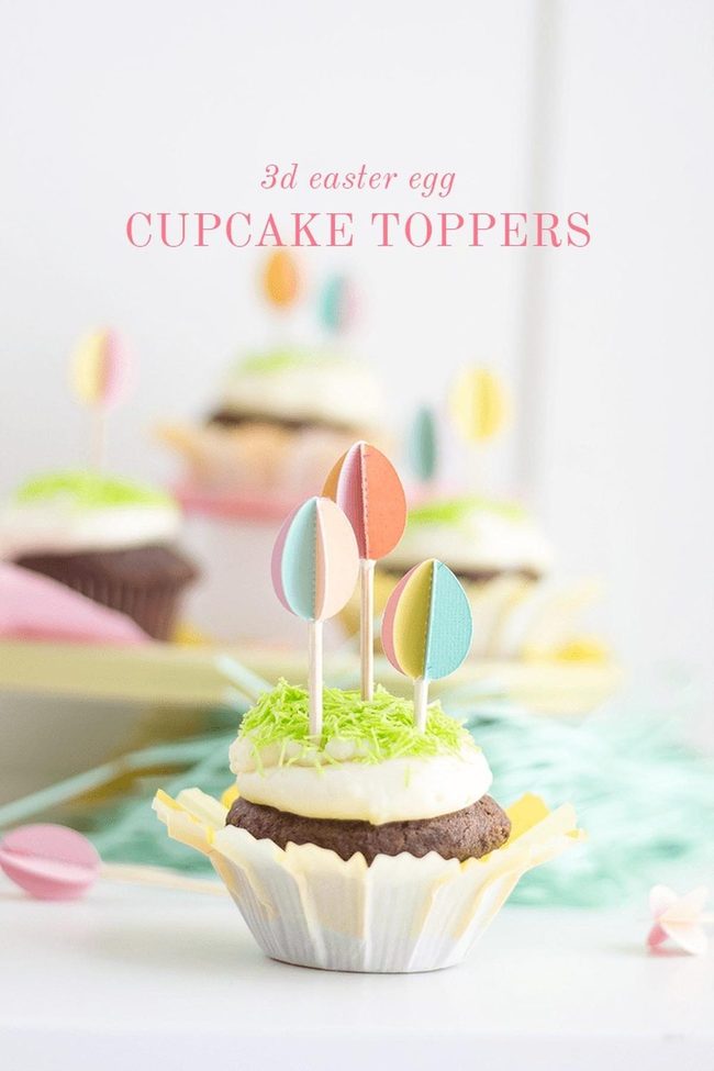 Chocolate Cupcakes With Egg Toppers