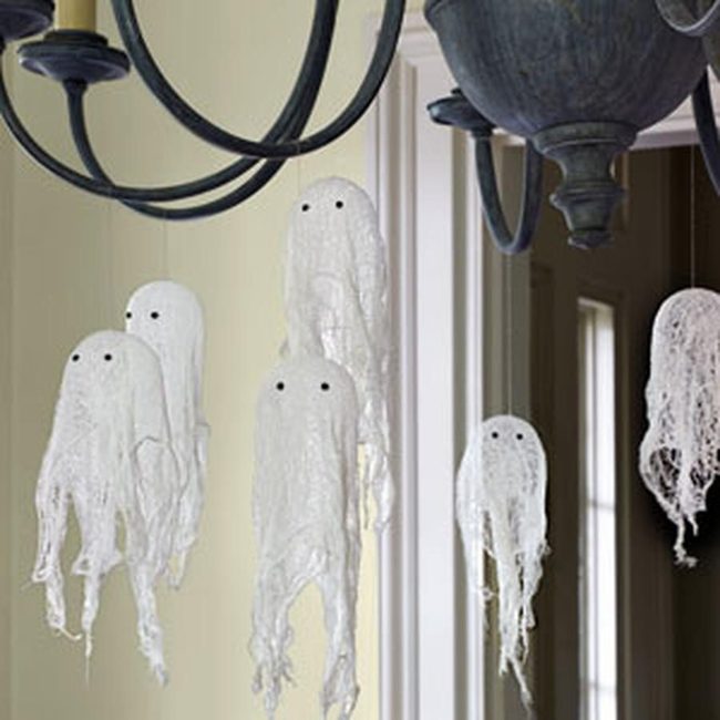 Floating Ghosts On Dark Chandeliers