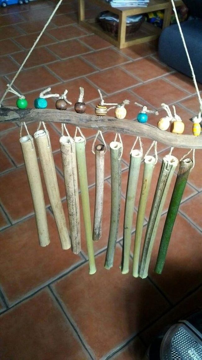 Wooden Beads Natural Chime