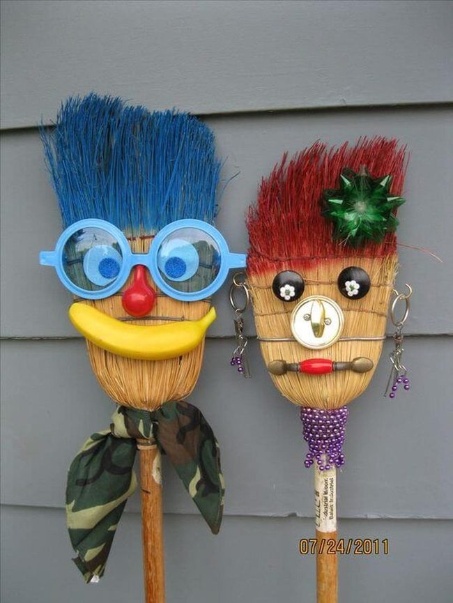 Colorful Wig Broom Sentinels