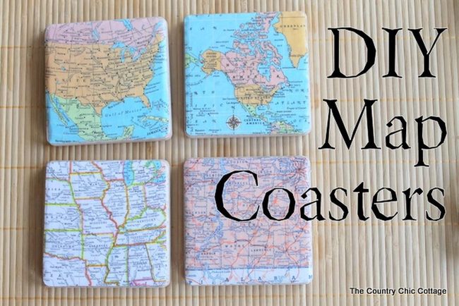 Personalized Maps On Coasters