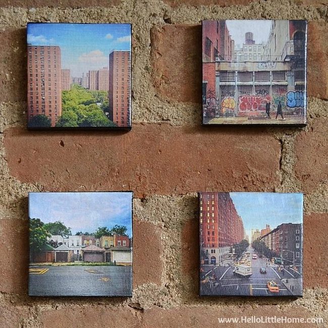 Brick Wall Urban Gallery Grid