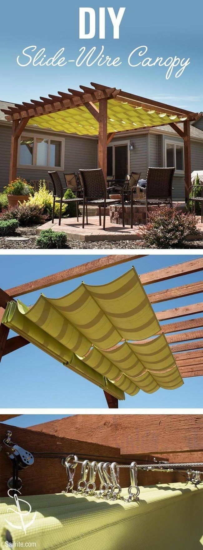 Sail Fabric Pergola Shade