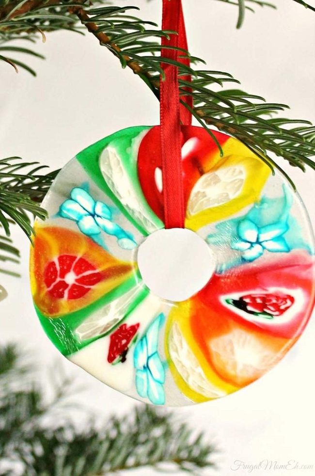 Handmade Glass Candy Ornaments Sparkle