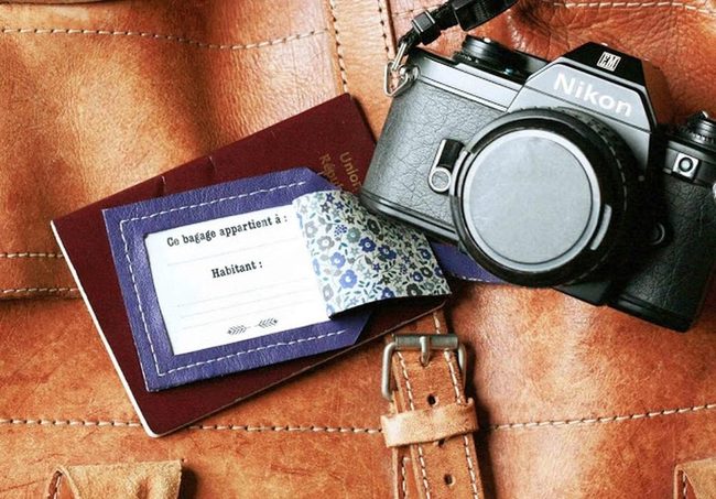 Weathered Brown Leather Travel Stories