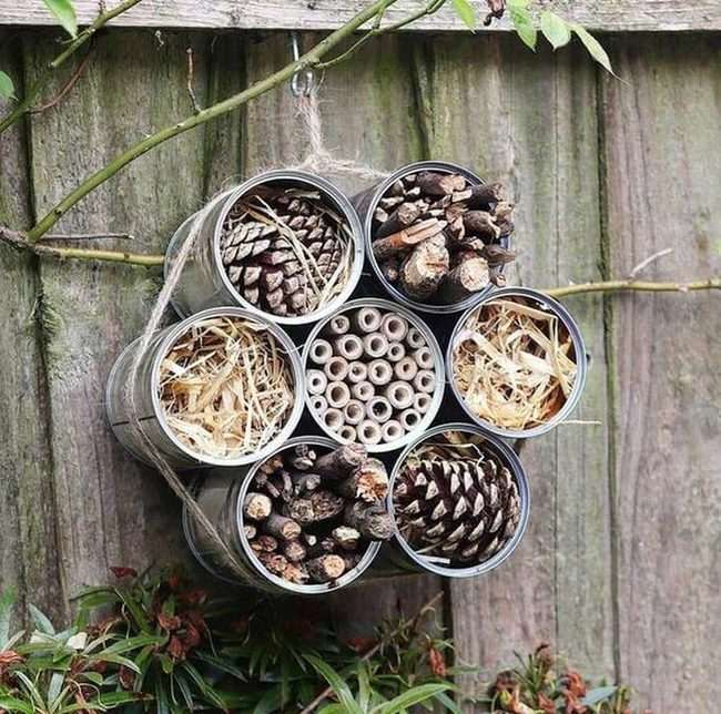 Painted Wooden Bee Houses